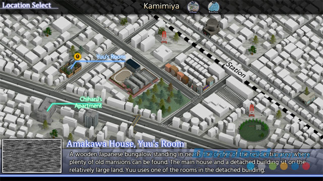 Quan sát bản đồ rộng lớn trong game visual novel phiêu lưu Magical Eyes - Red is for Anguish cho máy tính