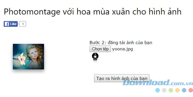 Nhập ảnh cá nhân lên máy chủ PicJoke