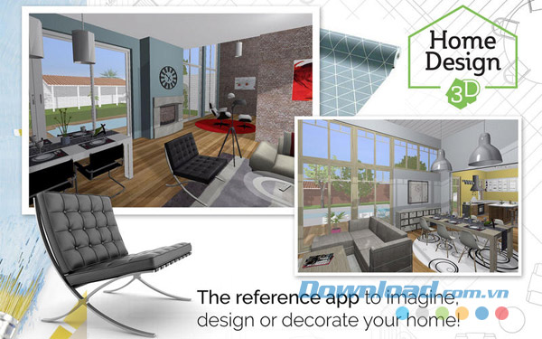 Home Design 3D cho Mac hình ảnh hóa "ngôi nhà mơ ước" 