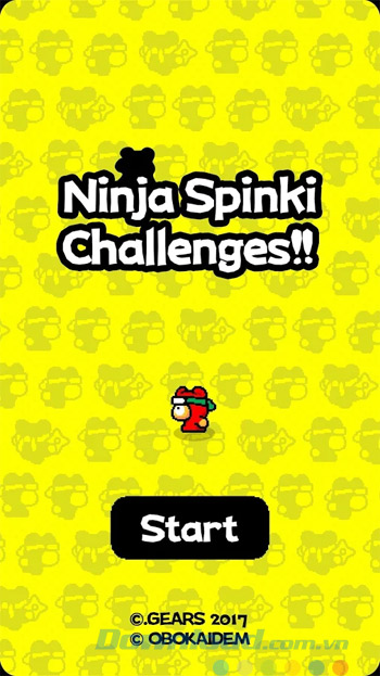Bắt đầu chơi game Ninja Spinki Challenges