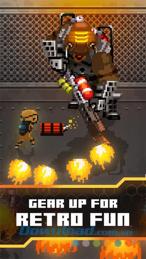 Evil Factory cho iOS đặt bom nổ quân thù