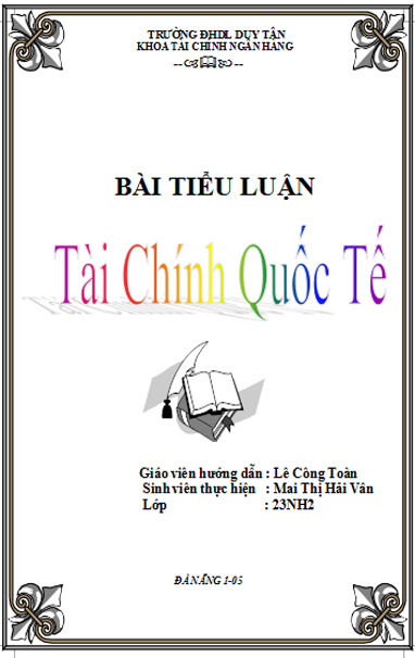 Bìa luận văn đẹp