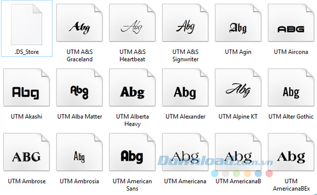 Font UTM