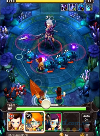 Giao diện game Hero Combo Giao diện game Hero Combo