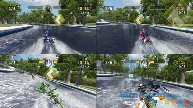Khám phá chế độ chơi phân chia màn hình của game đua xuồng máy Riptide GP Renegade cho Windows 10 và Xbox One