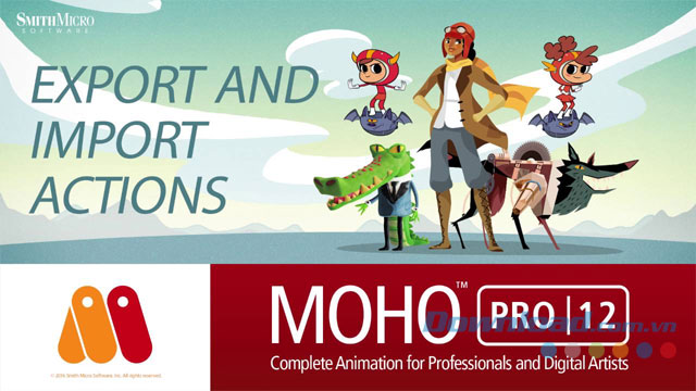 Phần mềm làm phim hoạt hình chuyên nghiệp Moho