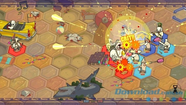 Hạ gục kẻ thù hung hãn xuất hiện trong game chiến thuật mới Pit People cho máy tính