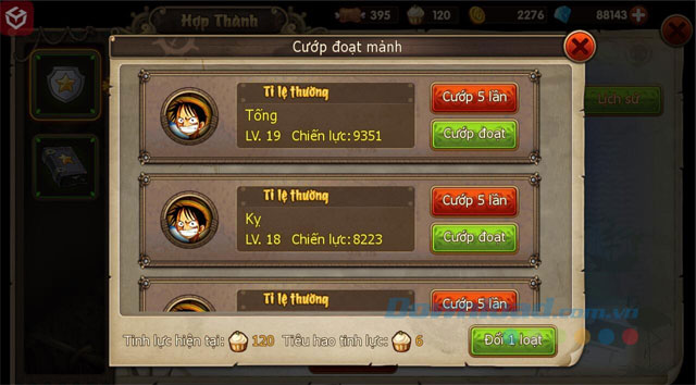 Cướp đoạt trang bị