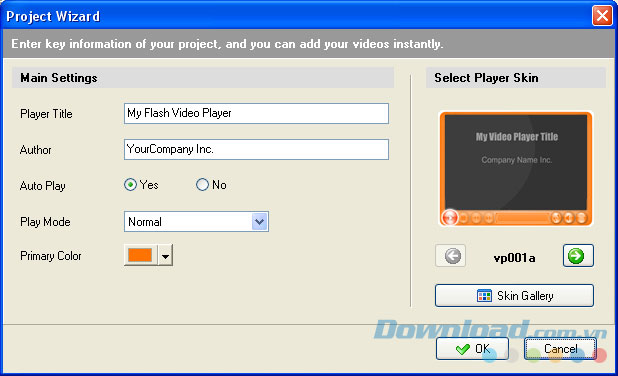Nhúng trình phát video Flash lên web
