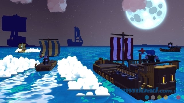 Lênh đênh trên biển khơi trong game miễn phí Trove cho Xbox One
