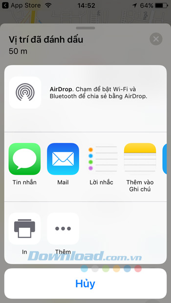 Chia sẻ vị trí