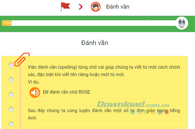 Học đánh vần
