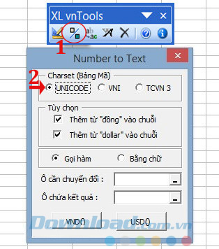 VnTools: Công cụ chuyển đổi số thành chữ mạnh mẽ cho Excel và Word miễn phí. https://st.download.com.vn/data/image/2017/04/11/VnTools-giao-dien-chinh.jpg