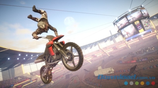 Thực hiện các pha biểu diễn mạo hiểm trong game đua xe mới MX Nitro cho máy tính