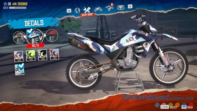 Tùy chỉnh vẻ ngoài của chiếc xe trong game đua xe mới MX Nitro cho máy tính