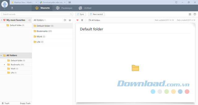Trình duyệt web Maxthon đa tính năng