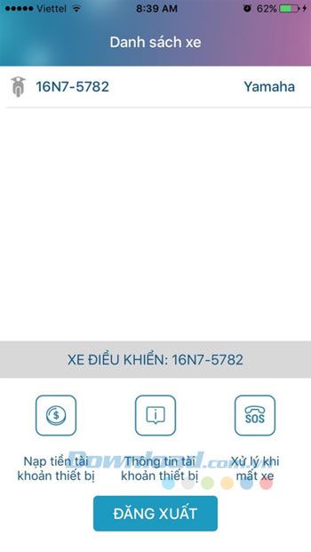 Danh sách xe