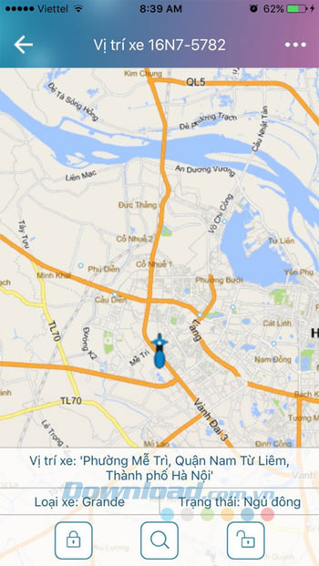 Vị trí xe
