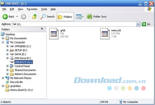 Tạo đĩa USB Boot