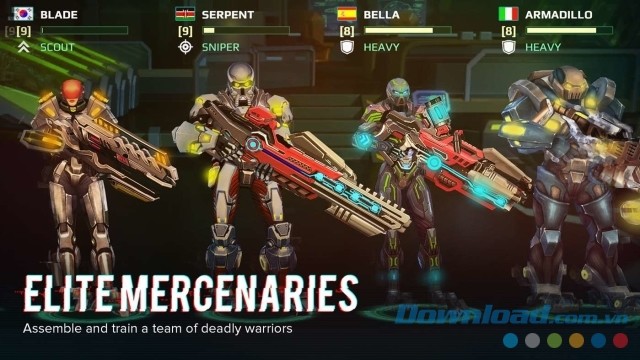 Huấn luyện đội quân tinh nhuệ trong game chiến thuật mới X-Mercs cho máy tính