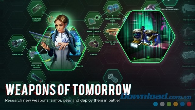 Sử dụng vũ khí của thời tương lai trong game chiến thuật mới X-Mercs cho máy tính