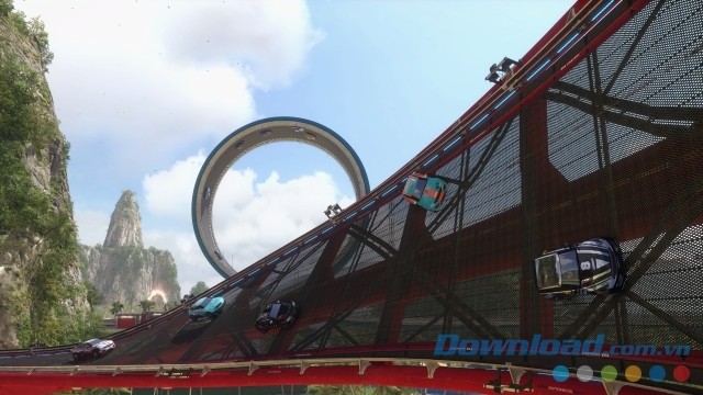 Tìm cách vượt qua mọi tay đua khác trong game đua xe mới Trackmania² Lagoon cho máy tính