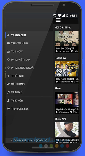 Menu THVLi