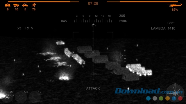 Học cách tấn công mục tiêu trong game bắn súng hành động chiến thuật Chopper: Lethal darkness cho máy tính