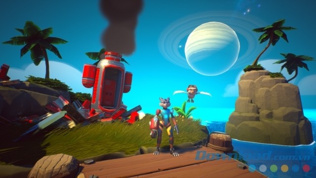 Đồng hành cùng nhân vật chính trong game phiêu lưu hành động mới Skylar & Plux: Adventure On Clover Island cho máy tính