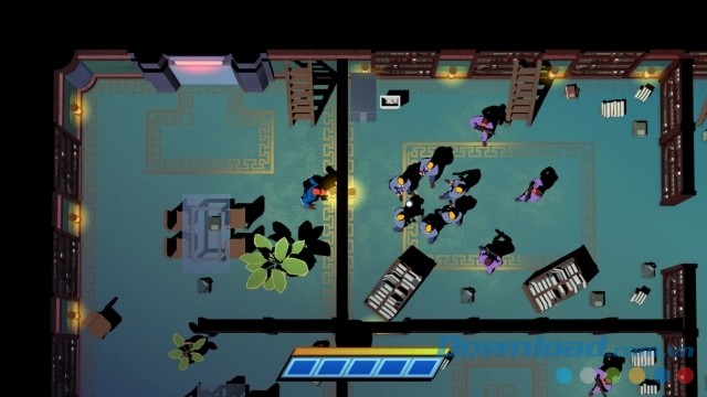 Đánh bại kẻ thù trong game hành động Mr. Shifty cho máy tính, Mac và Linux
