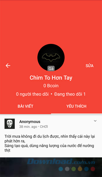 Trang cá nhân