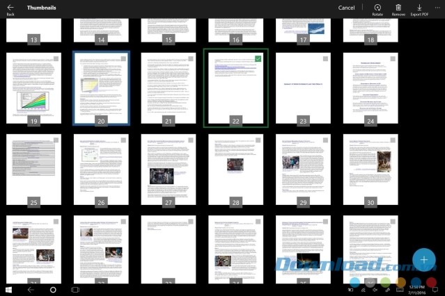 Xem giao diện ảnh nhỏ của ứng dụng Xodo PDF Reader & Editor cho máy tính và Windows Phone