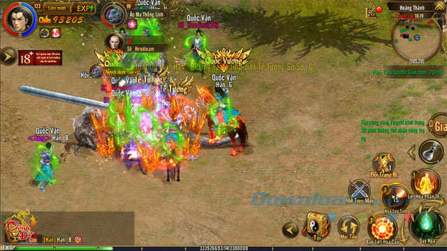 Giao diện game Chinh Đồ 1 Mobile
