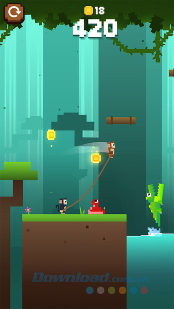Monkey Ropes cho iOS