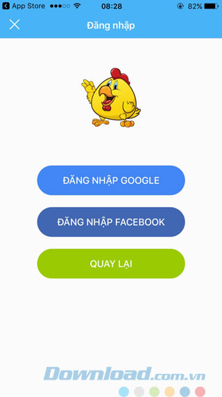 Đăng nhập VnDoc bằng Google, Facebook...