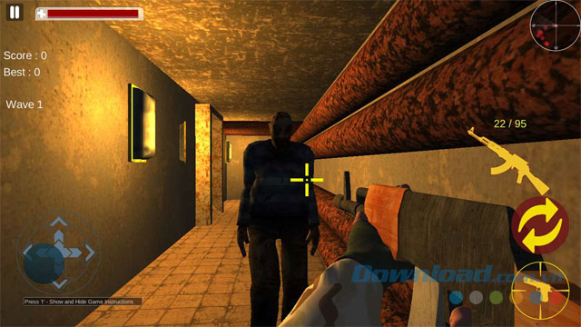 Game bắn súng kinh dị Zombie Death Trap