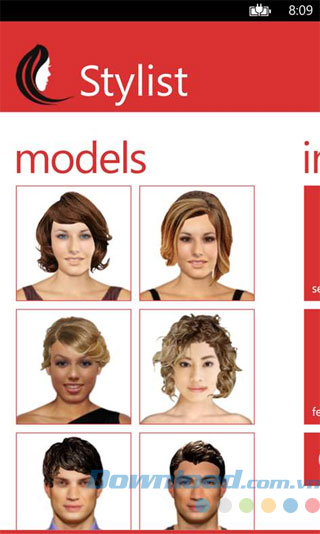 Chọn kiểu tóc tùy ý