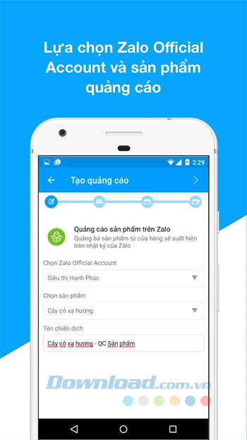 Tạo quảng cáo