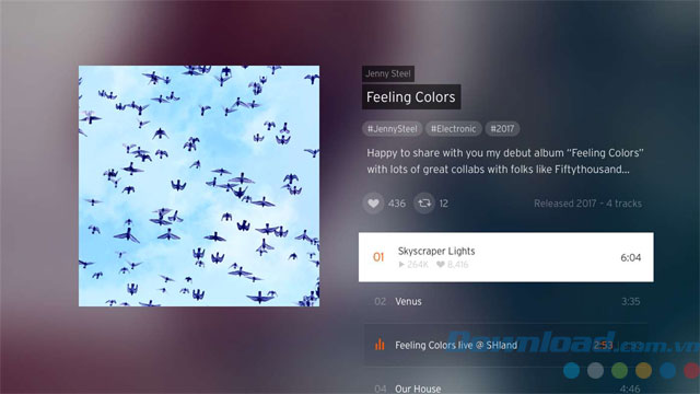 Nghe nhạc online trên SoundCloud