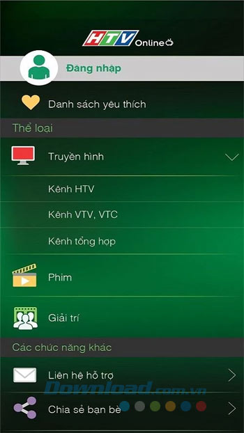 Menu chính