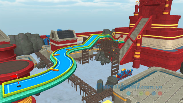 Giao diện game Mini Golf 3D City Stars Arcade
