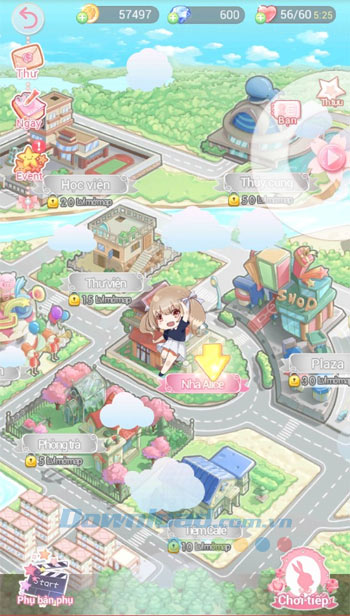 Giao diện game Alice 3D