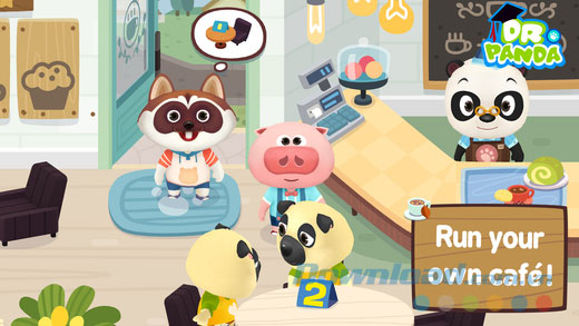 Game quản lý nhà hàng Dr. Panda Cafe Freemium
