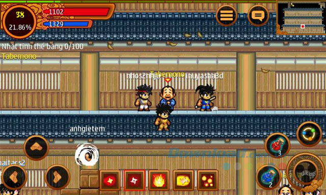 Giao diện Ninja School cho Windows Phone