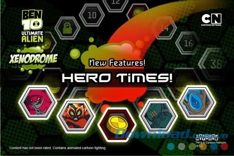 Game hành động theo lượt đặc sắc Ben 10 Xenodrome cho Android
