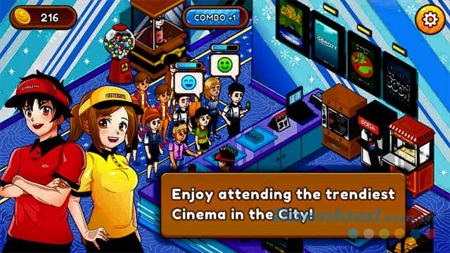 Game quản lý rạp chiếu phim Cinema Panic