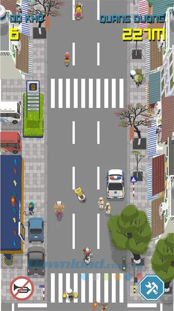 Giao diện game Còi To Cho Vượt