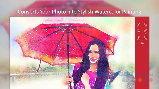 Giao diện Water Painting Lab