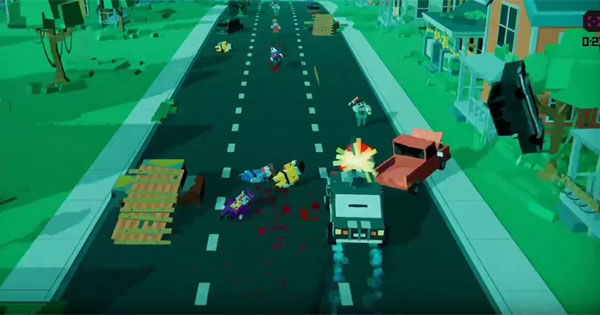 #011.0Game đua xe tiêu diệt zombie cực đã