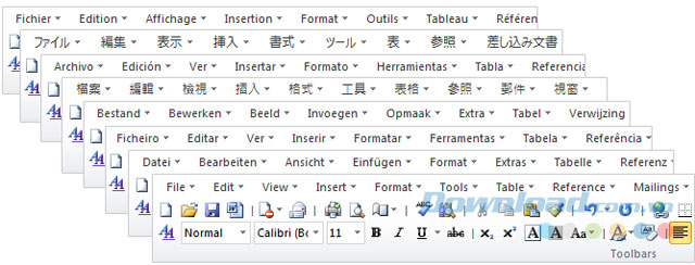 Hỗ trợ đa ngôn ngữ